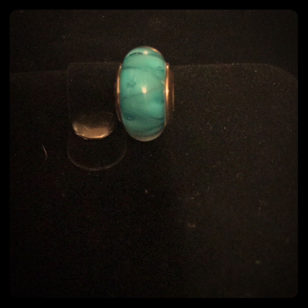 Blue Pandora Glass Murano